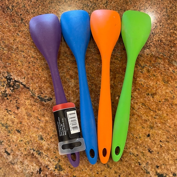 NEW! Four Chef Craft Silicone Spoon/Spatulas. One of each color. - Picture 3 of 5